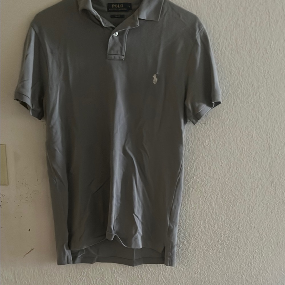 Polo by Ralph Lauren Men's Charcoal Polo Shirt